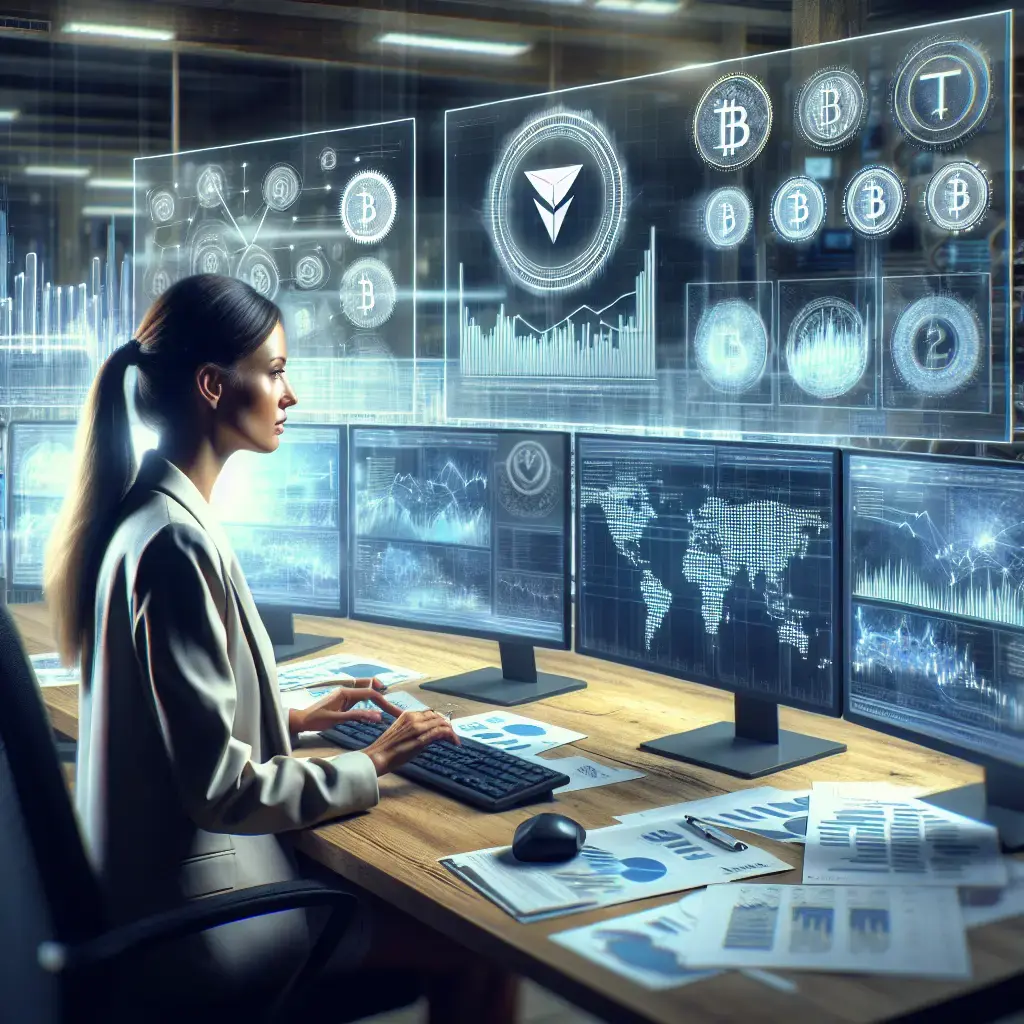 Image that represents the author Jessica Monroe, a renowned blogger specializing in Tether (USDT)